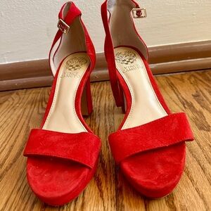 Vince Camuto Red Heels